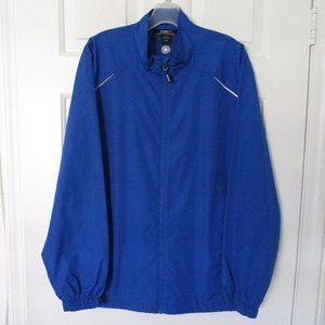 Core365 by North End Mens L/S Full Zip Royal Blue Polyester Windbreaker NWOT - M